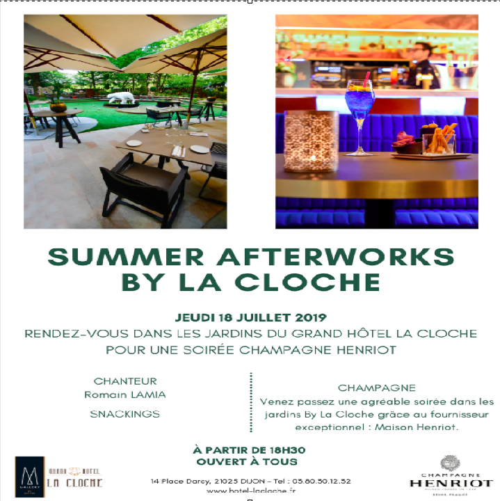 Summer afterworks by La Cloche