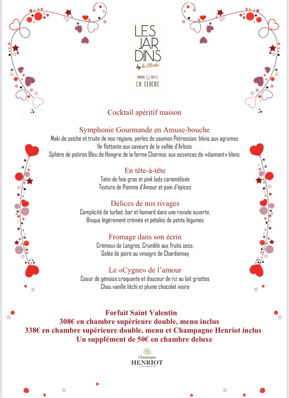 FORFAIT SAINT VALENTIN