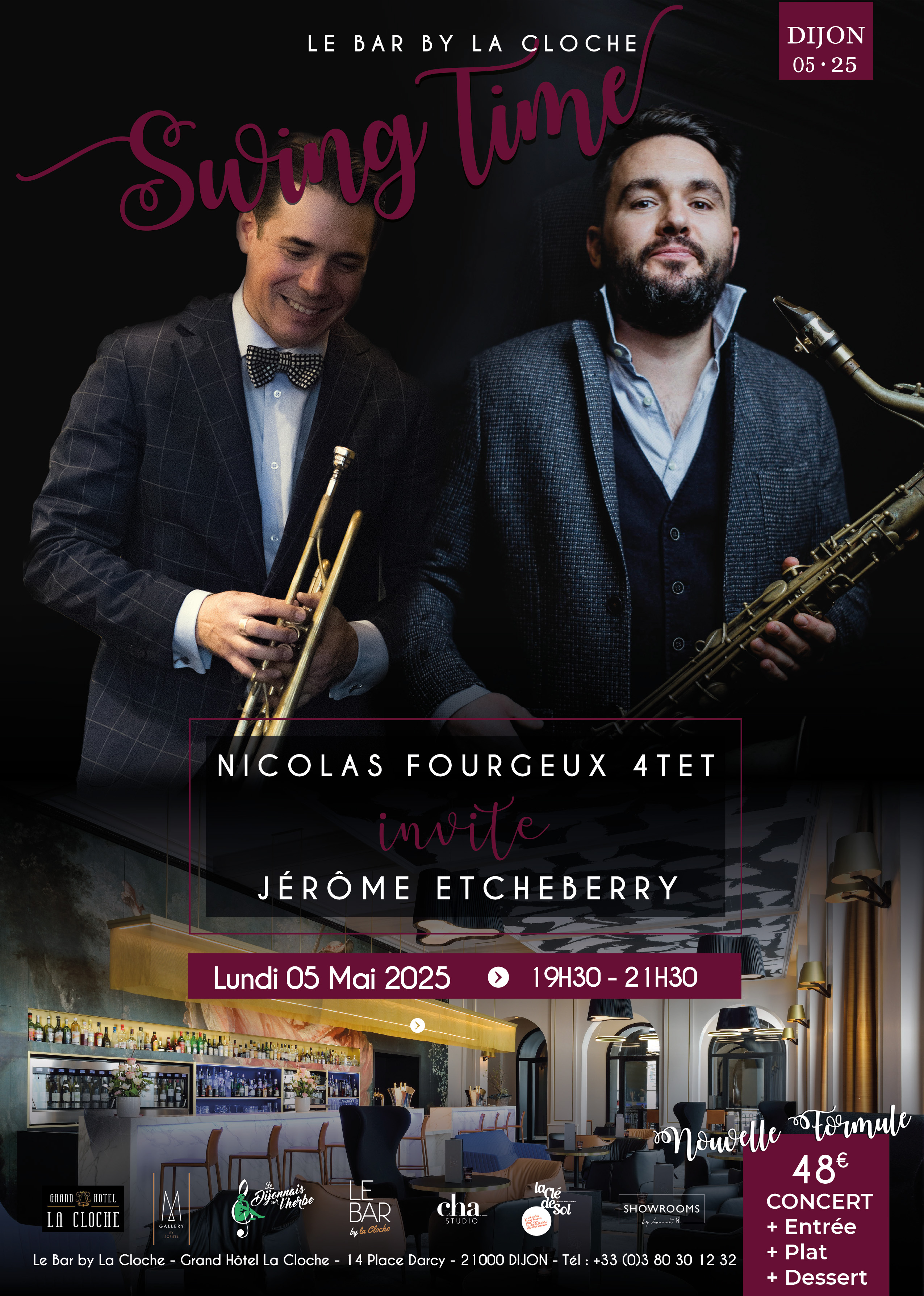 Swing time mai 2025 Grand Hôtel La Cloche