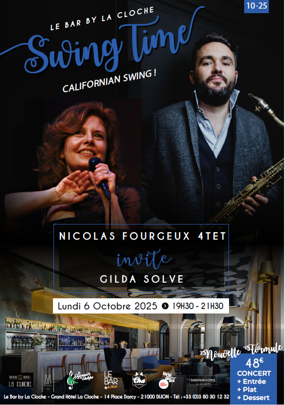 swing time octobre 2025 grand hôtel la cloche