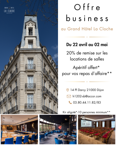 Offre business grand hotel la cloche