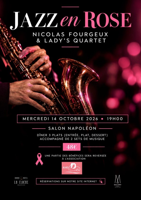 image présentation : Soirée Jazz & Octobre Rose au Salon Napoléon à Dijon 